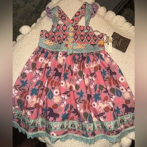 Matilda Jane Unicorn Forest Dress -NWT